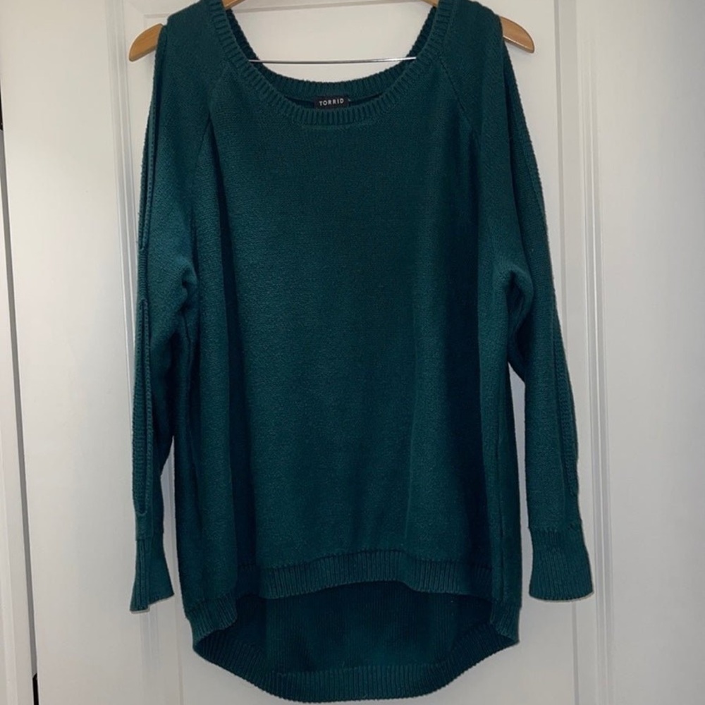 Torrid Sweater Open Arm Sleeve